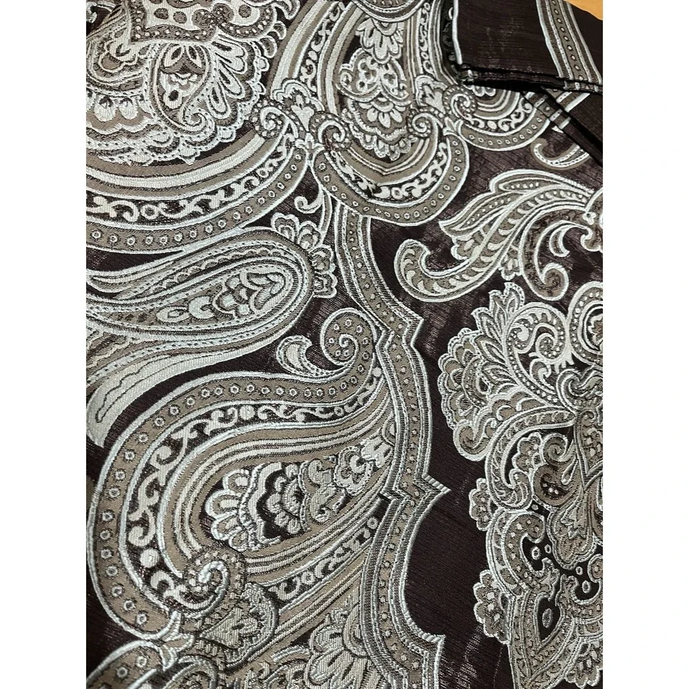 Croscill Federal Chocolate Royalton Curtain Panels Set‎ Of 2 Tiebacks